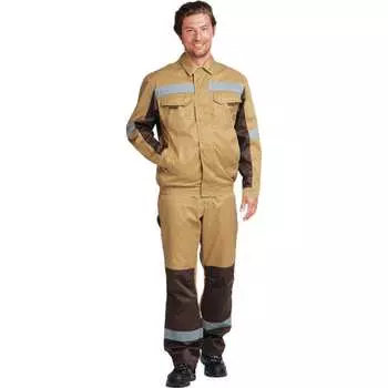 Костюм гк спецобъединение бархан-1 бежево-коричневый, р. 112-116, рост 182-188 кос 459/112/182