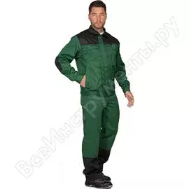 Костюм гк спецобъединение техник темно-зелёный/черный, р.120-124, рост 170-176 кос 505/120/170