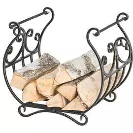 Кованая дровница Везувий