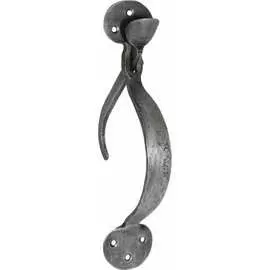 Кованая дверная ручка Covali c кнопкой НС-851