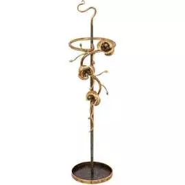 Кованая зонтница BOGACHO Орхидея 75112/бронзовый