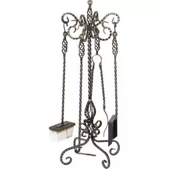 Кованный набор каминный Везувий