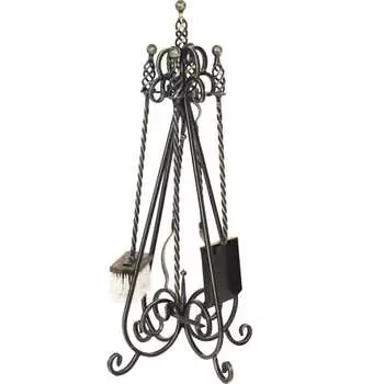 Кованный набор каминный Везувий