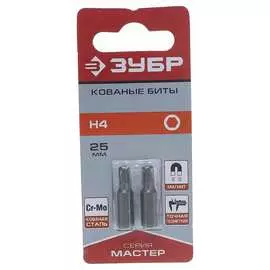 Кованые биты ЗУБР МАСТЕР 26007-4-25-2