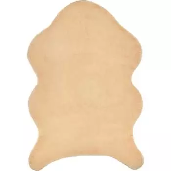 Ковер Arya Home atlas кролик искусственный мех, 70x105, бежевый 8680943085382