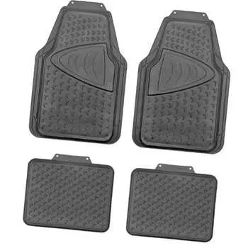 Коврик для салона skyway hot-6 4пр. полиуретановый, серый s01702080