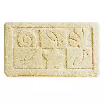 Коврик для ванной комнаты milardo 40*70 см, микрофибра, reef beige, 310m470m12