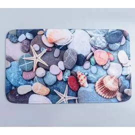 Коврик Доляна Ракушки на камушках 2989791