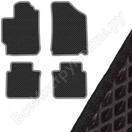 Коврик салона skyway toyota camry левый руль eva черный 4 предмета s01705033