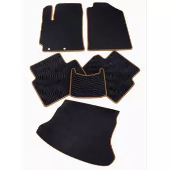 Коврик в салон и багажник для Honda Pilot III 2015-2022 5 мест Vicecar SB16058R_кор