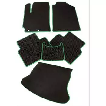 Коврик в салон и багажник для Honda Civic VIII Хетчбек 2006-2011 Vicecar SB16008R_изум