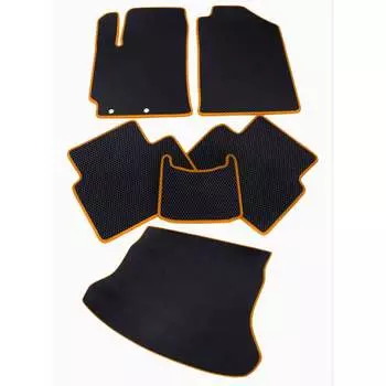 Коврик в салон и багажник для Hyundai Tucson III 2015-2022 Vicecar SB18044R_оран