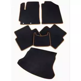 Коврик в салон и багажник для Hyundai Tucson III 2015-2022 Vicecar SB18044R_кор