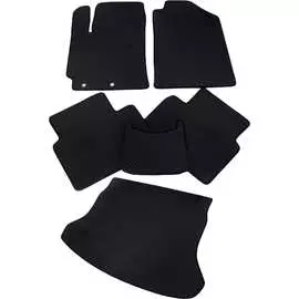 Коврик в салон и багажник для Kia Spectra 2004-2011 Vicecar SB23017R_черн