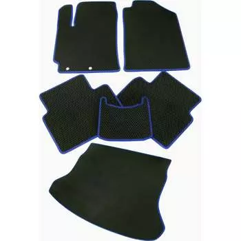 Коврик в салон и багажник для Toyota Mark (100 пр руль) 1996-2000 Vicecar SB45063R_тсин
