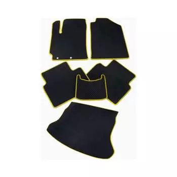 Коврик в салон и багажник Vicecar SB32024X_желт