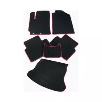 Коврик в салон и багажник Vicecar SB32024X_роз