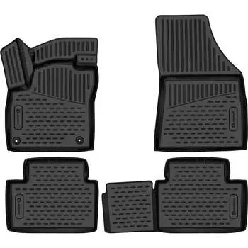 Коврики 3d в салон подходят для FAW Bestune T55 2021-, Внедорожник 5 дв., ELEMENT ELEMENT3DA68305210k