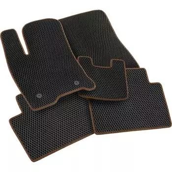 Коврики для Lexus ES 250 VI 2012 - 2018 Vicecar EV26021-коричневый