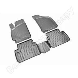Коврики element в салон chevrolet lanos 1997-, 4 шт. полиуретан, серые nlc.08.02.211k