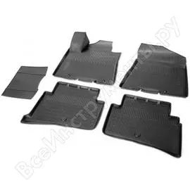 Коврики в салон автомобиля rival для kia sportage iv 2016-2018 2018-н.в., полиуретан, без крепежа, 5 шт., 12805003