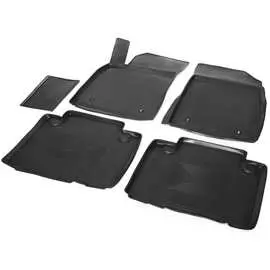 Коврики в салон автомобиля rival для geely emgrand x7 2013-2018, полиуретан, без крепежа, 5 шт., 11902001