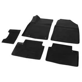 Коврики в салон автомобиля rival для kia ceed iii хэтчбек, универсал 2018-н.в./xceed 2020-н.в., полиуретан, без крепежа, 5 шт., 12801006