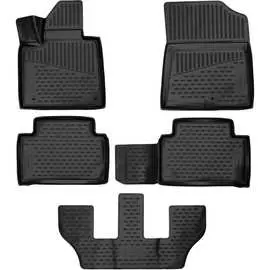 Коврики в салон для KIA Sorento IV 2020- г.в., внедорожник, 7 мест ELEMENT 3DA59061210