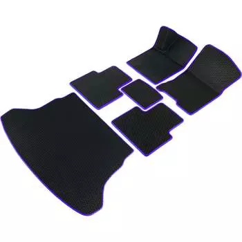 Коврики в салон и багажник для Mitsubishi Lancer IX 2000-2010 (седан) (Митсубиси Лансер 9) Vicecar SBDL31010R-фиолетовый