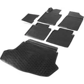 Коврики в салон и в багажник автомобиля для Kia Optima IV седан (Comfort, Classic) 2016-2018 2018-н.в. Rival