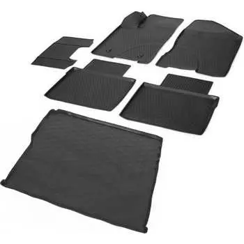 Коврики в салон и в багажник автомобиля для Lada Vesta 2015-н.в., универсал/Vesta Cross Rival