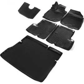 Коврики в салон и в багажник автомобиля для Nissan Terrano III рестайлинг (передний привод) 2017-н.в. Rival