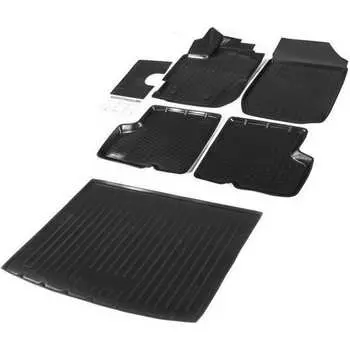 Коврики в салон и в багажник автомобиля для Renault Kaptur (полный привод) 2016-2020 2020-н.в. Rival