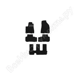 Коврики в салон klever premium toyota highlander, 2014-, 5 шт. kvr03487522110kh