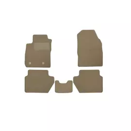 Коврики в салон premium klever toyota auris акпп 2013-2015, хб., 5 шт, кlever04486822112kh