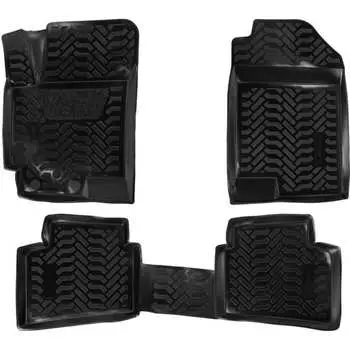 Автомобильный коврик в салон для Hyundai Solaris II 17-/Kia Rio IV 06.2017- Airline ACM-PS-37