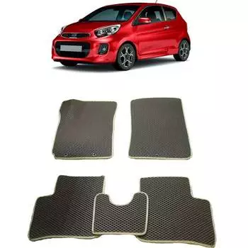Ковры в салон автомобиля Eva Smart 1356-B5A1-S