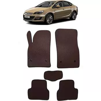 Ковры в салон автомобиля Eva Smart 1633-A6B1-S