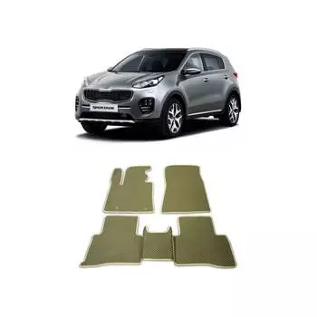 Ковры в салон автомобиля Eva Smart 2026-B1B2-S