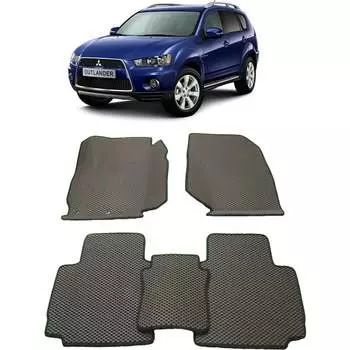 Ковры в салон автомобиля Eva Smart 2839-B1A6-S