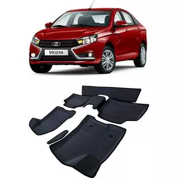 Ковры в салон автомобиля Eva Smart 3591-B1B5-S