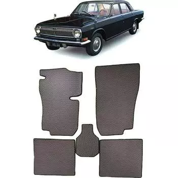 Ковры в салон автомобиля газ 24 волга ii 1985 - 1992 Eva Smart 2339-A6A1-S