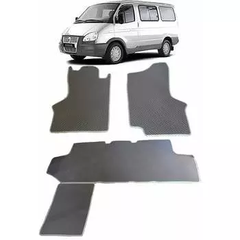 Ковры в салон автомобиля газ 27527 соболь микроавтобус 1998 - Eva Smart 2605-B5B1-S