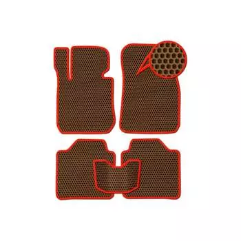 Ковры в салон автомобиля Hyundai Sonata (LF) VII рестайлинг вариант макси 3d 2017 - 2019 Eva Smart ЭВА СОТА 2928-A6A7-S