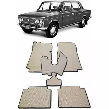 Ковры в салон автомобиля lada 2103 1972 - 1984 Eva Smart 2520-A1A1-S