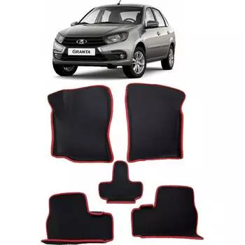 Ковры в салон автомобиля lada granta вариант макси 3d 2011 - Eva Smart 3045-B5A1-S