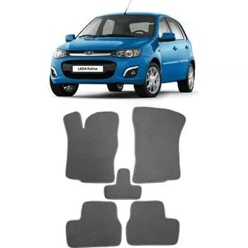 Ковры в салон автомобиля lada kalina 2004 - 2018 Eva Smart 1918-B5A7-S