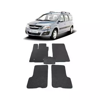 Ковры в салон автомобиля lada largus 5мест 2012 - Eva Smart 1921-B5A1-S