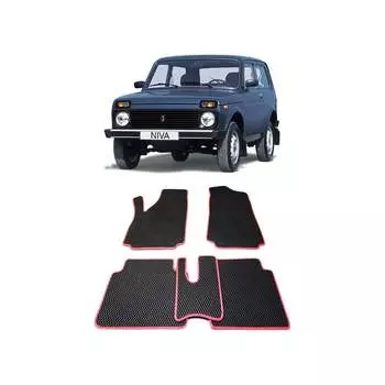 Ковры в салон автомобиля lada niva 2121 1977 - Eva Smart 1926-B5A1-S
