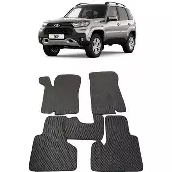 Ковры в салон автомобиля lada niva travel 2020 - Eva Smart 3579-B5A7-S
